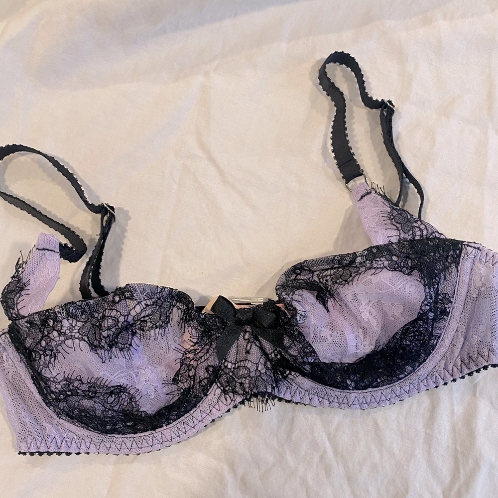 Agent Provocateur NWT Lavender Lace Bra 34B